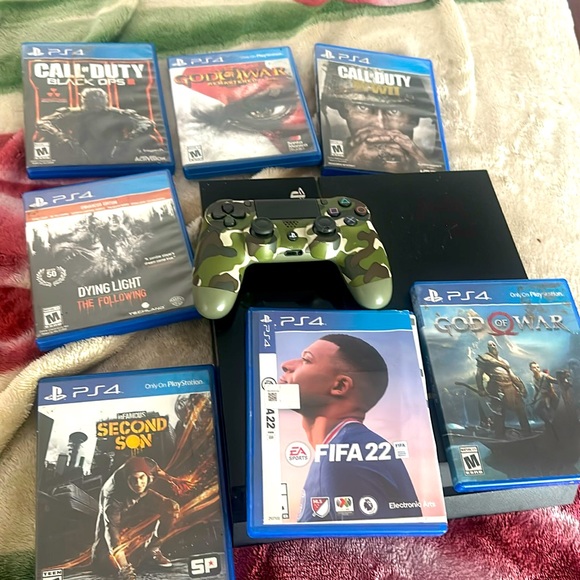 PS4with controller
